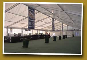 Inside a Marquee